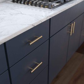 Franklin Brass BAR076Z-CZ-B Solid Bar 3 in. (76 mm) Champagne Bronze Cabinet Drawer Bar Pulls (10 pack)