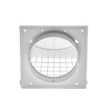 Lambro Industries 1471W Dryer Vent Hood with Removable Screen, 4