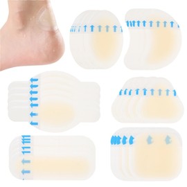 30Pcs Blister Plasters for Feet Blister Plasters Blister Prevention Hydrocolloid Plaster for Toe Feet Heel Finger and New Skin