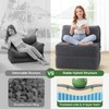 Folding Sofa Bed Convertible 4 in 1 Sleeper Chair Gray