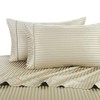 Royal Hotel Bedding Stripe Tan Full Size Sheets, 4PC Bed