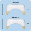 TUSHY Ottoman - Color: White, Size: Relaxed