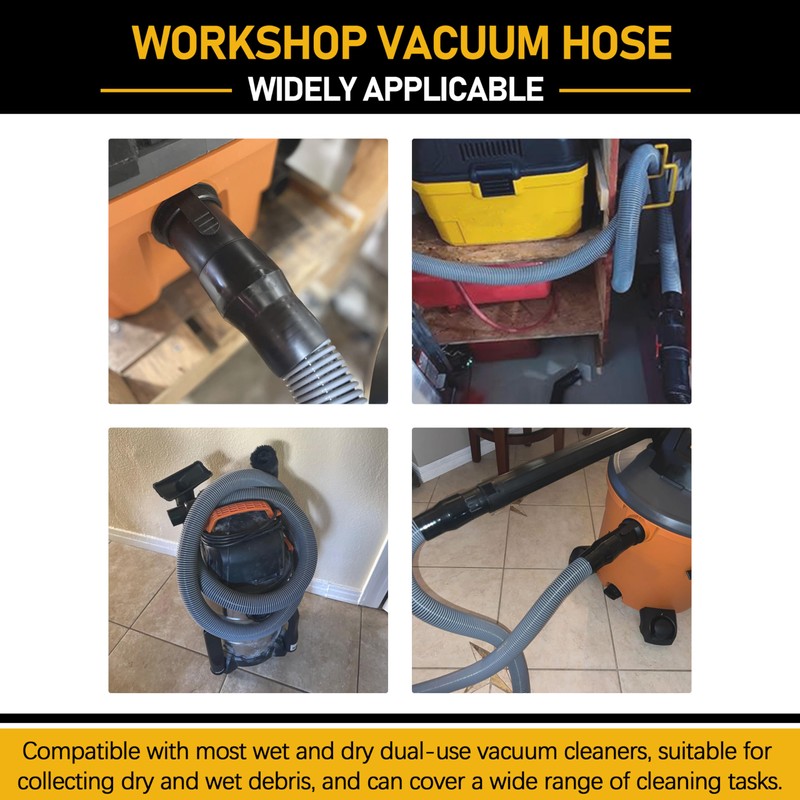 1-7/8-inch Shop Vacuum Hose for Ridgid Wet/dry Vac Replaceable Parts