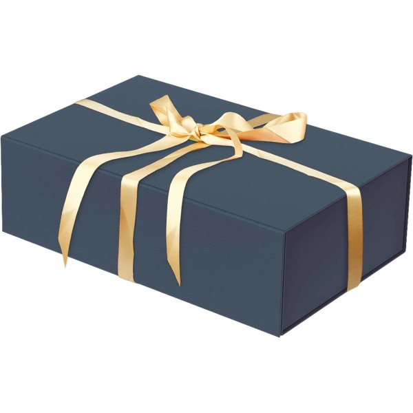 Luxury Large Gift Box 13.8"X9"X4.3" Storage Box Ribbon Magnetic Closure