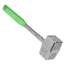 Kitchen Large Aluminum Meat Tenderizer - Professional BBQ Meat Hammer - Metal Meat Mallet Tool