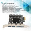 PCIE to USB Expansion Card 4 USB 3.0 Ports 5Gbps