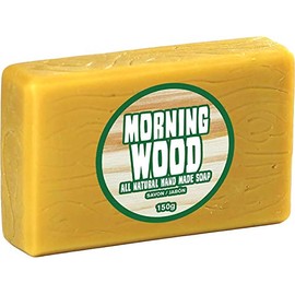 GAMAGO Morning Wood All Natural Hand Made Soap - Novelty Funny Gift For Friends & Family - Getting Clean Never Felt So Dirty - 100% Natural Glycerin Bar Soap
