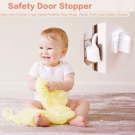 5 Pieces Baby Door Protectors Child Safety Finger Guard Reusable Door Stopper Baby Safety Lock Finger Guard for Baby