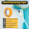 ADHES Painter's Masking Tape, Yellow Painter's Masking Tape, for Painting
