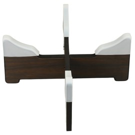 FRCOLOR Handpan Drum Stand Wooden Holder for Tongue Drum Durable Non Slip Design Lightweight and Portable Rack for Home Classroom Use Suitable for Beginners and Professionals Random Color