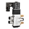 Heschen Electrical Pneumatic Solenoid Valve 4V110-06 220VAC PT1/8 5 Way