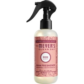 Mrs. Meyer’s Clean Day Room Freshener Spray, Rose Scent, Limited Edition Scent, Contains Essential Oils (8 Fl Oz (Pack of 8))
