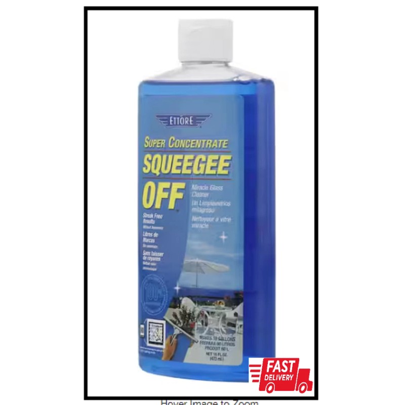 Ettore 30116 Squeegee off Window Cleaning Soap 16 Oz. -