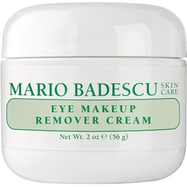 Mario Badescu Crema desmaquillante de ojos – Crema de gel suave y no irritante impermeable y removedor de rímel – Seguro para usuarios de lentes de contacto – Limpiador de maquillaje vegano para el cuidado de la piel, 56 gr