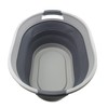 SAMMART 28L (7.4 gallon) Oval Collapsible Plastic Laundry Basket -
