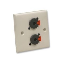 Wall Plate, 2 x Jack Sockets, Audio Visual Wall Plates and Floor Boxes