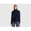 United Colors of Benetton Women's Sweater, Dark Blue 016
