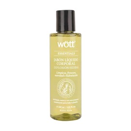 Jabon Liquido Corporal Wött Versión Viaje 100ml (Herbal)