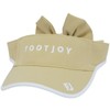 FootJoy Women's Cap WO Ear Car Ribbon Visor, beige