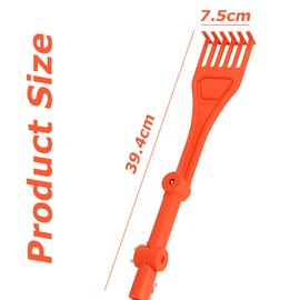 Small Gutter Rake with Durable Material, Portable Gutter Cleaning Tools, Mutifunction Cleaning Rake, Suitable for Garden Leaves Ditch Villas Townhouses and Hard-to-Reach Areas (No Pole ﻿