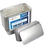 ReadySteadyServe Pack of 50 Aluminium Foil Food Containers with Lids