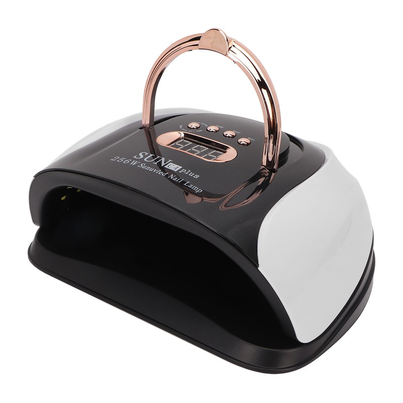 256W Nail Gel Curing Lamp Various Time Setting Detachable Bottom
