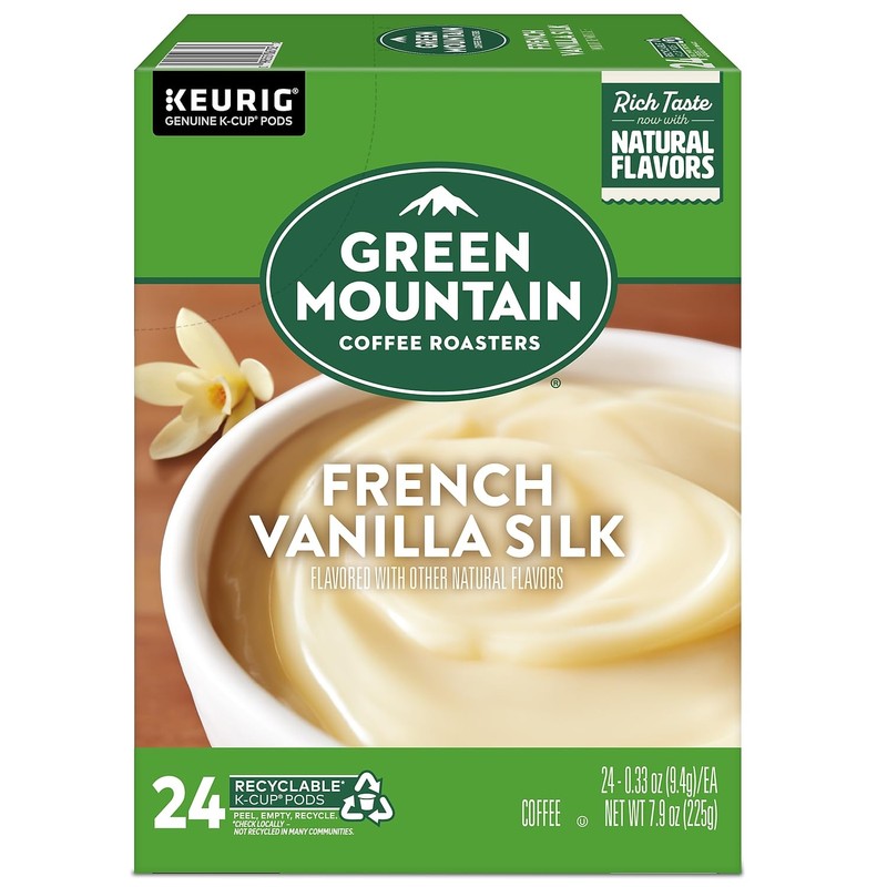 Green Mountain Coffee Roasters French Vanilla, Single-Serve Keurig K-Cup Pods,