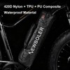 INLETTER 2-in-1 Waterproof E-Bike Battery Cover with Removable Heating Pad