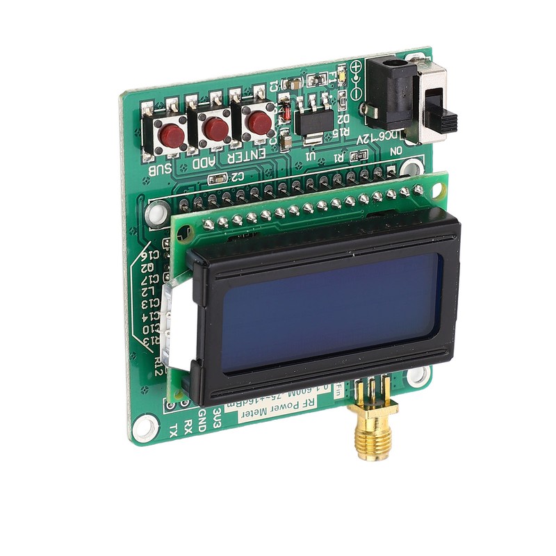 RF Power Meter Digital Display Settable Power Attenuation Logarithmic Detector