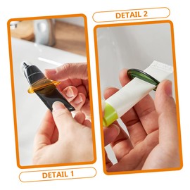 minkissy Rolling Tube Toothpaste Squeezer Toothpaste Squeeze Tool Lazy Toothpaste Squeezer Clip for Random