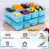 WETRBWEH Snack Box Container with Insulated Cooler Bag, Divided Serving