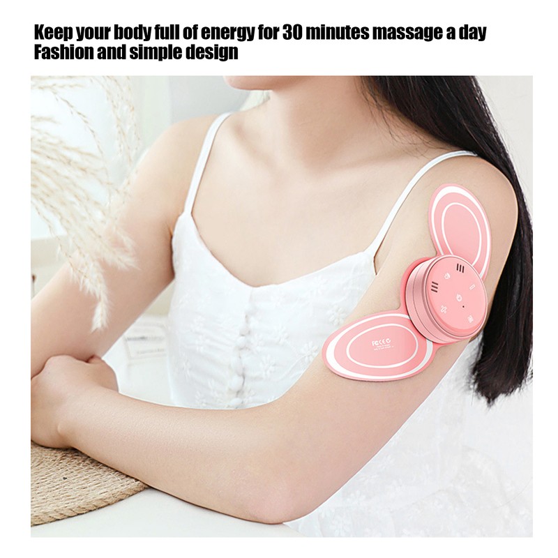 Voice Control Massage Patch Pulse Mini Massager Fatigue Relieve Massager