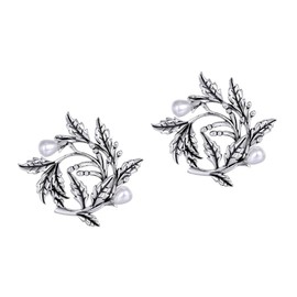 Healeved 2pcs Classic Women Brooch Lapel Pin Decorative Fashion Accessory Suitable for Evening Gowns and Formal Wear