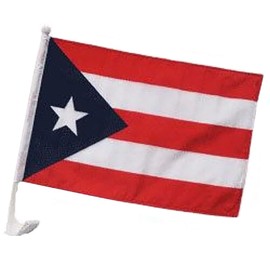 12x18 Puerto Rico Car Window Vehicle 12"x18" Flag (Dark 1ply) (Lot of 2)