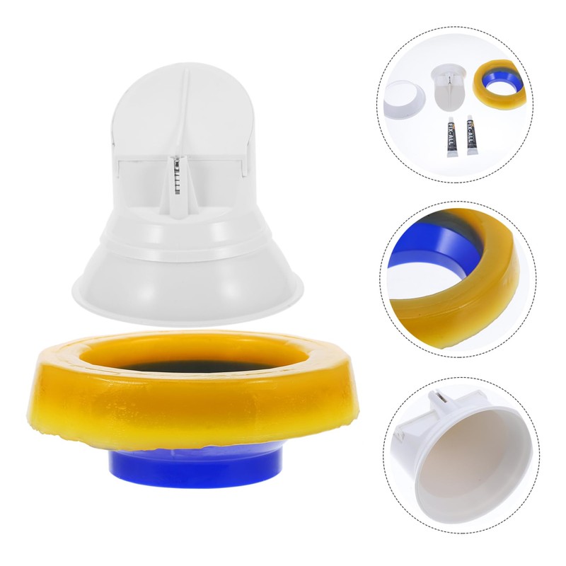Operitacx Toilet Cistern Donut Toilet Bowl Sealing Gasket High Pressure