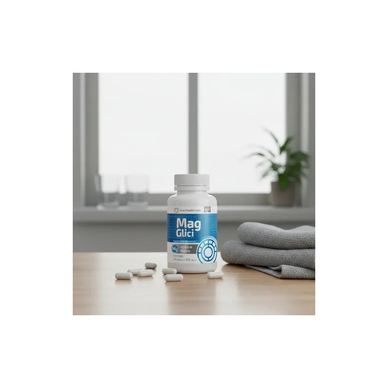 Healthaddiction Glicinato De Magnesio 400mg Cápsulas