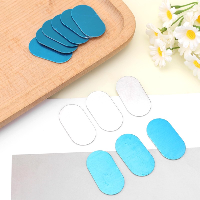 12pcs Under Cabinet Lights Magnetic Stickys, Replacement Magnetic Strips with
