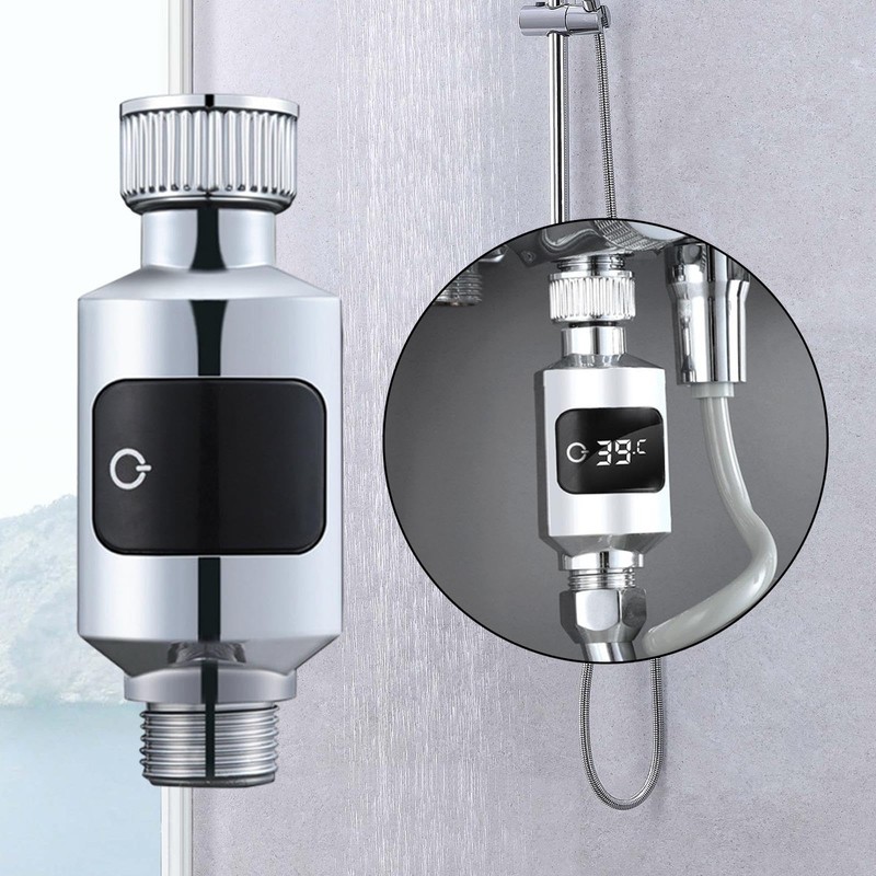 Generic Shower Thermometer Fahrenheit Celsius Display for Bathroom Kitchen Home