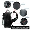 TradeGear Heavy-Duty Tool, Backpack w/Reinforced Bottom - Waterproof PVC-Coated Tool