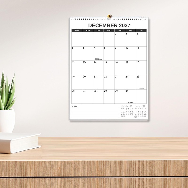 2026-2027 Wall Calendar - Runs from July 2026 until December