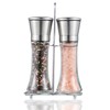 Pepper Grinder 2pcs Stainless Steel Refillable Salt and Pepper grinder