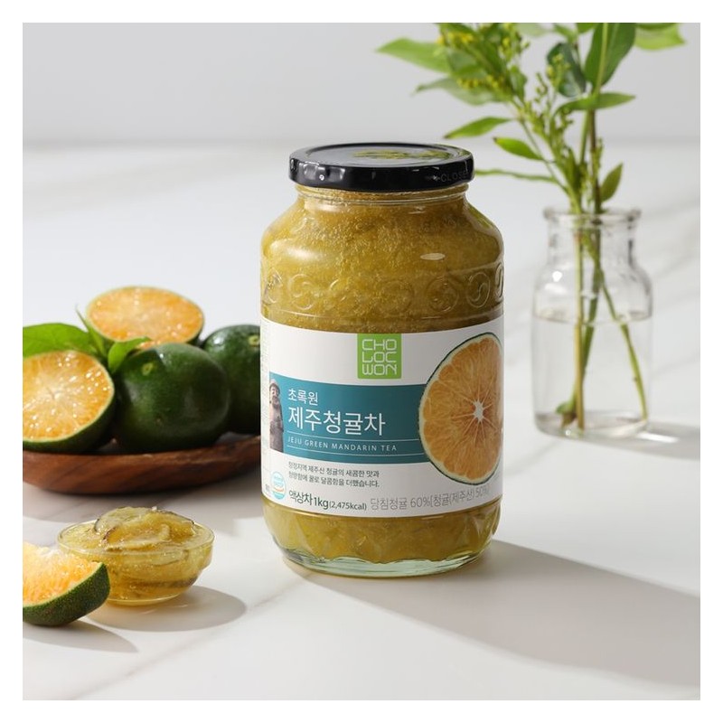 Chorokwon 초록원 제주청귤차 1kg Jeju Green Tangerine Tea 1kg