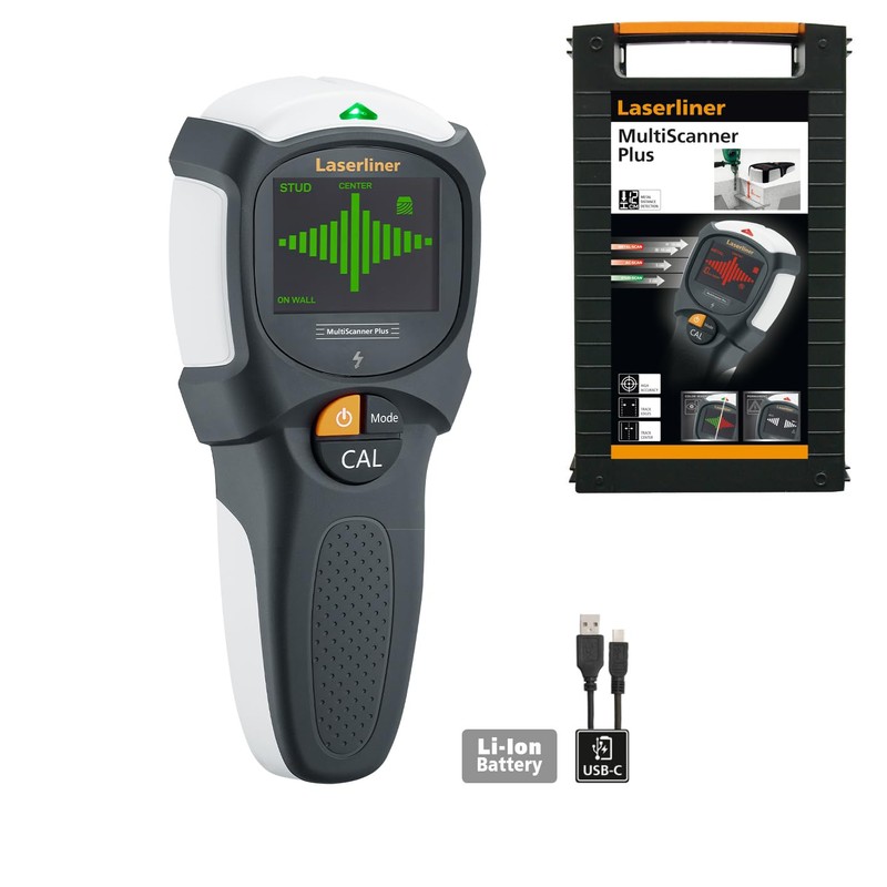 Laserliner MultiScanner Plus 080.967A Tracking Depth (Max.) 120 mm Suitable