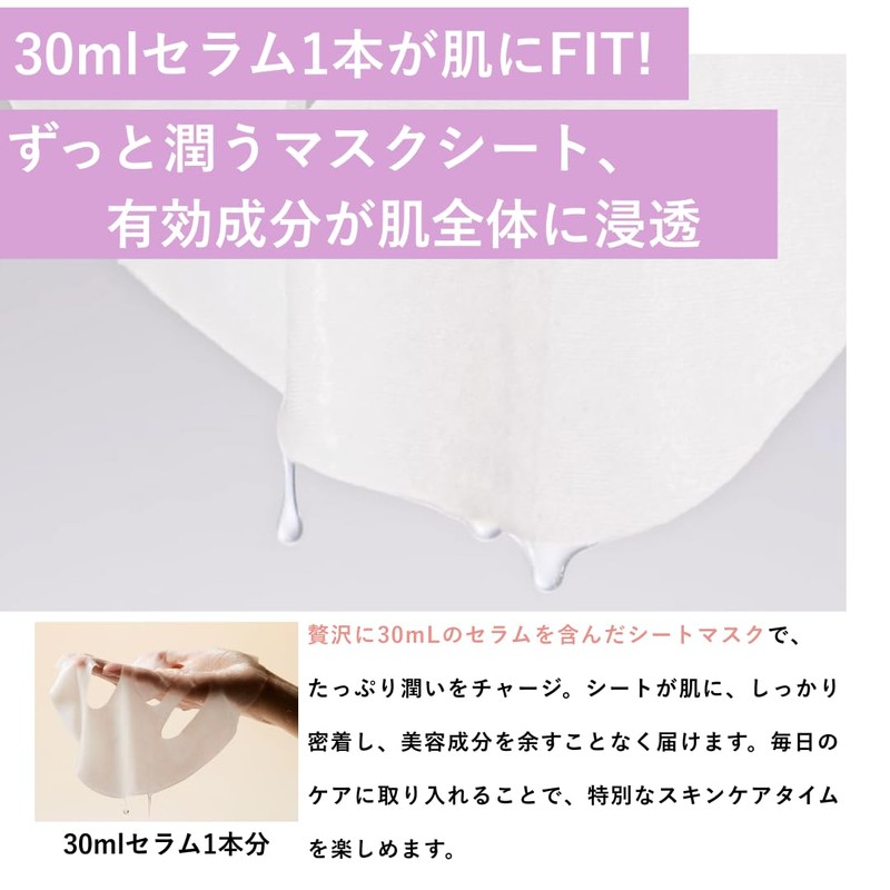 STAY FREE i-samu Exosome, Sheet Mask, 1 Bag x 5