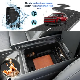 SHAOHAO for 2024 2025 Hyundai Santa Fe Center Console Organizer Tray Compatible with 2024 2025 Hyundai Santa Fe Accessories (SE, SEL, XRT, Limited, Calligraphy) Console Organizer Insert Storage Box