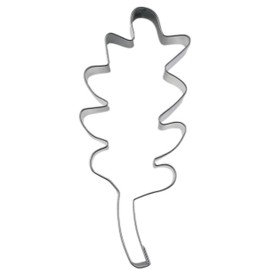 Staedter Oak Leaf Cookie Cutter, Silver