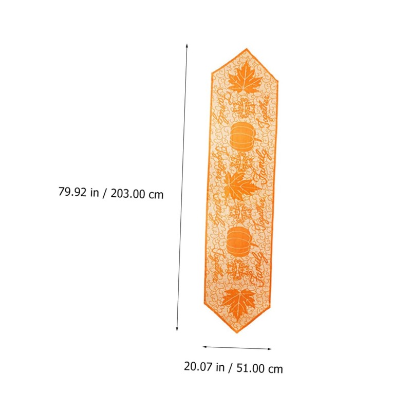 GRIRIW Thanksgiving Harvest Tablecloth Pumpkin Vine Design for Festive Dining