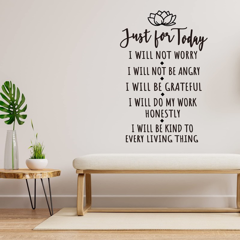 Just for Today I Will Not Worry I Will Not