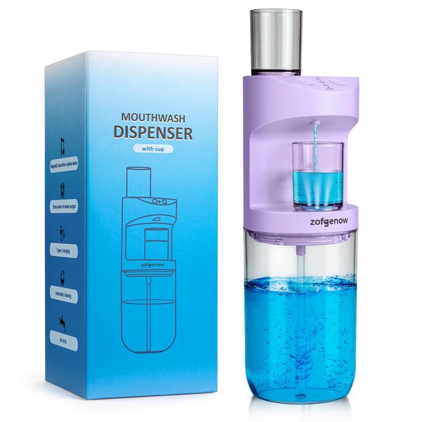 ZOFGENOW Automatic Mouthwash Dispenser for Bathroom,Bathroom Accessories 19.4 Fl Oz
