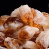 3Pcs Natural Raw Rough Brazilian Citrine Stone Rocks Crystal Mineral